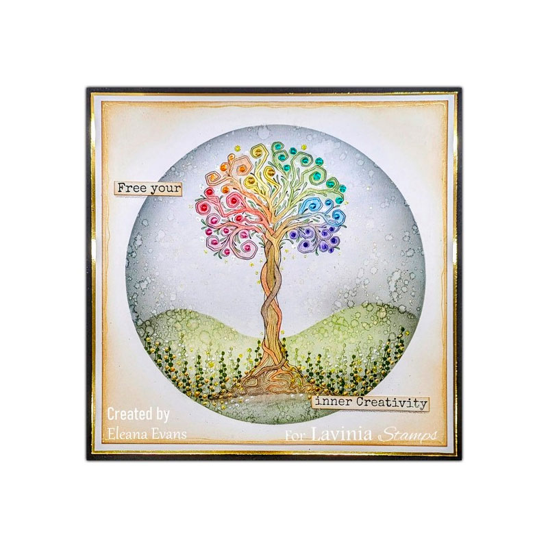 Lavinia - Stempel - Tree Of Life - Kort & Scrap - Gavlhuset