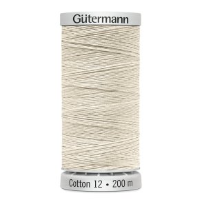 Gtermann - Quiltetrd - Sulky Cotton 12 - 200 m -  Cream-Hvid 1071