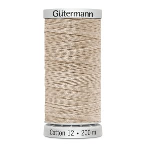 Gtermann - Quiltetrd - Sulky Cotton 12 - 200 m - Lys beige 1082