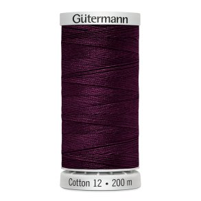 Gtermann - Quiltetrd - Sulky Cotton 12 - 200 m - Rd-Lilla 1189