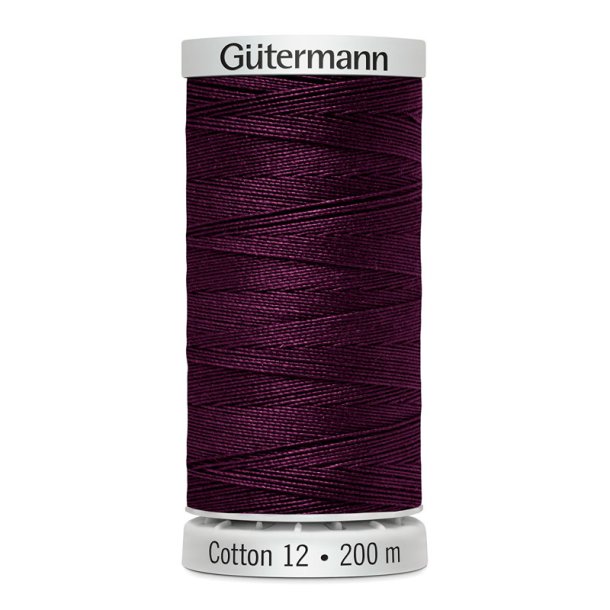 Gtermann - Quiltetrd - Sulky Cotton 12 - 200 m - Rd-Lilla 1189
