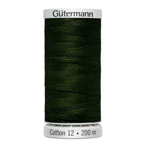 Gtermann - Quiltetrd - Sulky Cotton 12 - 200 m - Mrk Grn 1271