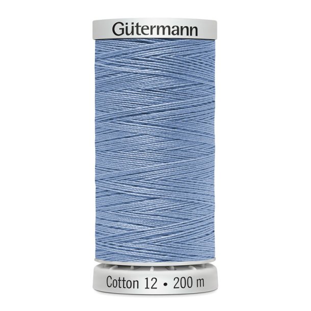 Gtermann - Quiltetrd - Sulky Cotton 12 - 200 m - Lys Bl 1292