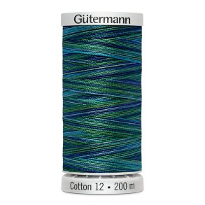 Gtermann - Quiltetrd - Sulky Cotton 12 - 200 m - Multifarvet 4016