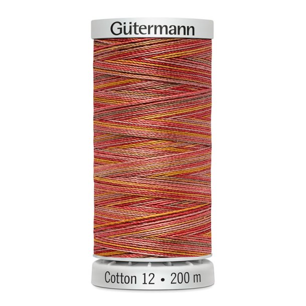 Gtermann - Quiltetrd - Sulky Cotton 12 - 200 m - Multifarvet 4006