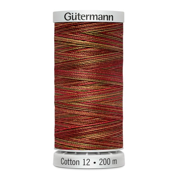 Gtermann - Quiltetrd - Sulky Cotton 12 - 200 m - Multifarvet 4010