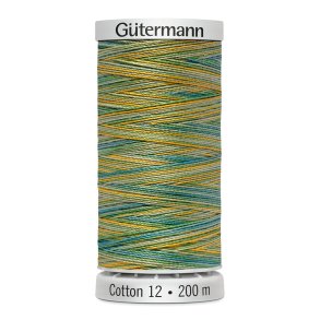 Gtermann - Quiltetrd - Sulky Cotton 12 - 200 m - Multifarvet 4013