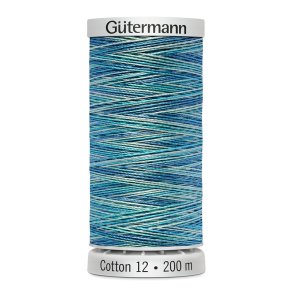 Gtermann - Quiltetrd - Sulky Cotton 12 - 200 m - Multifarvet 4014