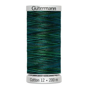 Gtermann - Quiltetrd - Sulky Cotton 12 - 200 m - Multifarvet 4021