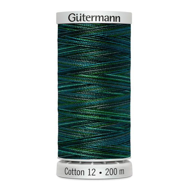 Gtermann - Quiltetrd - Sulky Cotton 12 - 200 m - Multifarvet 4021