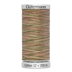 Gtermann - Quiltetrd - Sulky Cotton 12 - 200 m - Multifarvet 4026