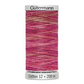Gtermann - Quiltetrd - Sulky Cotton 12 - 200 m - Multifarvet 4030