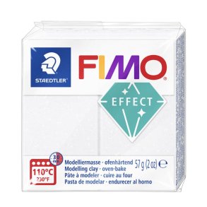 Fimo - Effect - Modellermasse - Galaxe Hvid - 57g