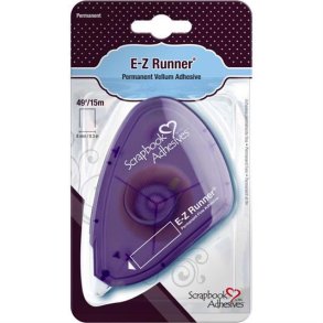 Scrapbook Adhesives - E-Z Runner Dispenser - Permanent Vellum - 01643