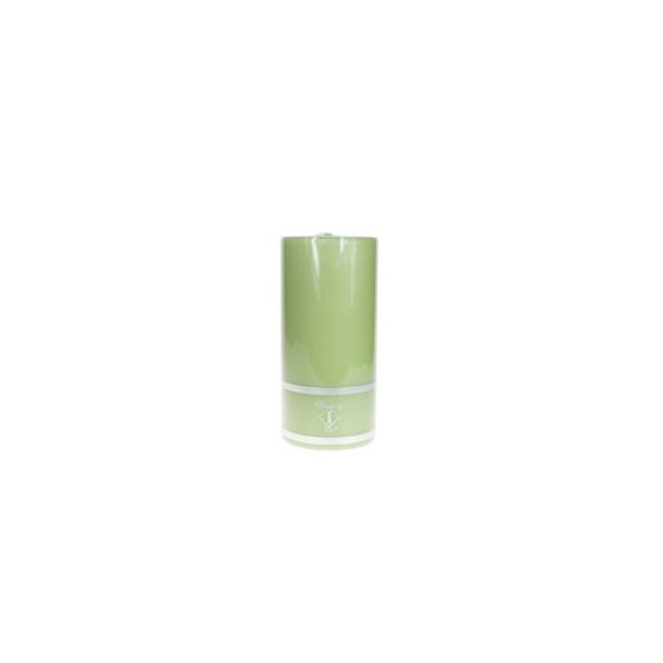 Bloklys - Rustik - Lys grøn - 7 x 12,5 cm