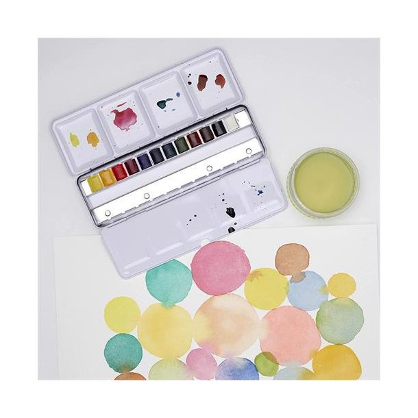Winsor  Newton - Cotman Watercolour Customisable Travel Tin
