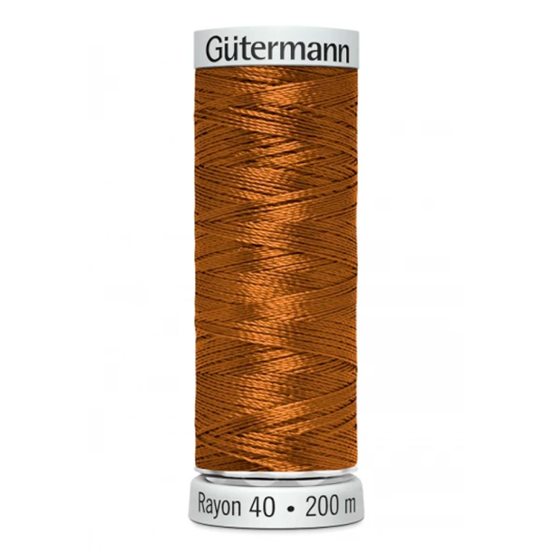 Gtermann - Maskinbroderitrd - Sulky Rayon - Viskose - 200 m - Brun 0568
