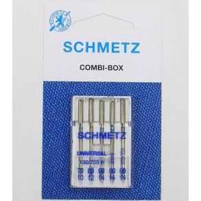 Schmetz Symaskinenle - Universal str 70-10 80-12 og 90-14