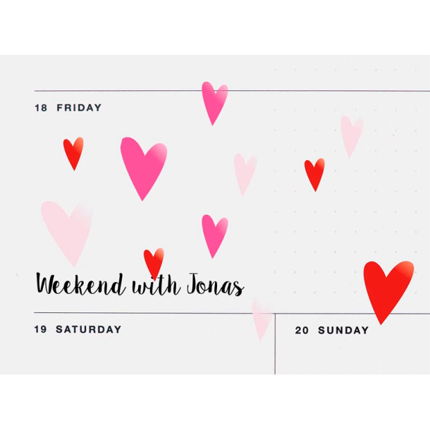 Paper Poetry - Gel klistermrker - Hjerter