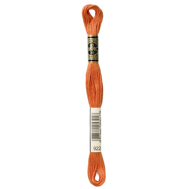 DMC Broderigarn - Nr 922 - Kobber - 8 m.