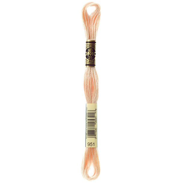 DMC Broderigarn - Nr 951 - Lys Laks - 8 m.