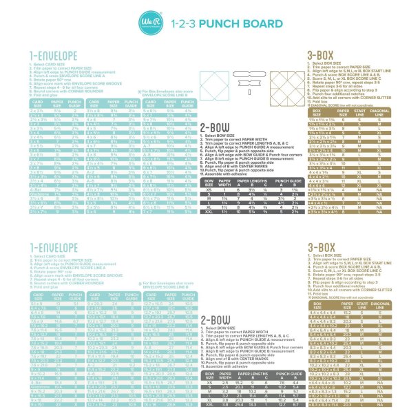 We R Memory Keepers punch board 3 i 1