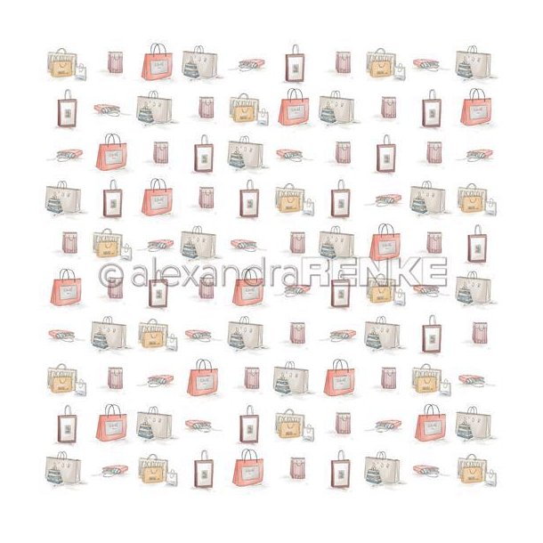 Alexandra Renke - Karton - Shopping-bags Pattern