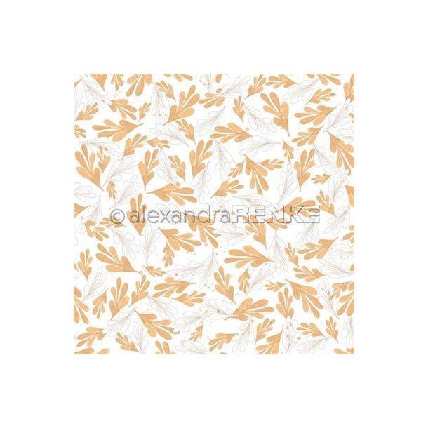 Alexandra Renke - Karton - Watercolor flowers indian yellow