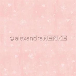 Alexandra Renke - Karton - Artist Flowers on Calm Soft Pink - Blomster Lyser�d