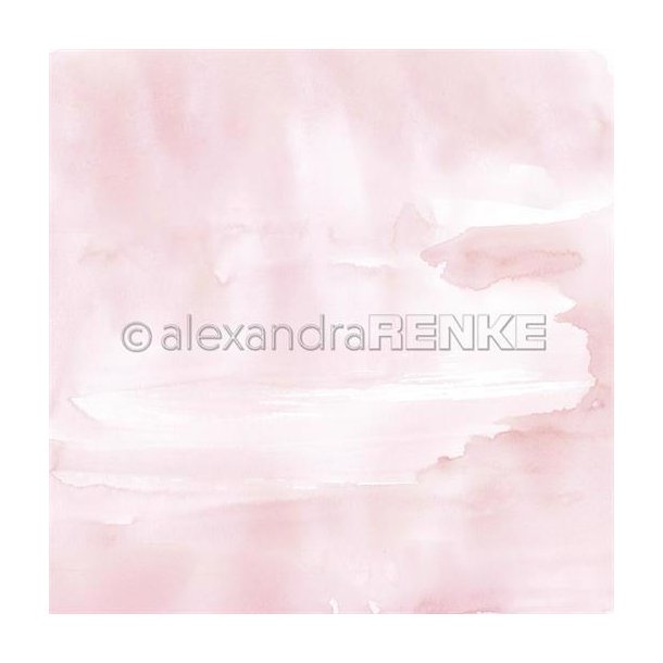 Alexandra Renke - Karton - Freestyle watercolor salmon pink - Vandfarve pink  - 102665