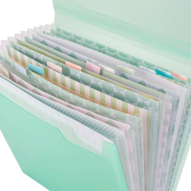 Vaessen Creative - Udvidelig dokumentmappe - 30,5 x 30,5 cm