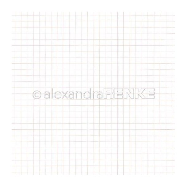 Alexandra Renke - Karton - Pencil chequered red/Blyant ternet rd - 10.1304