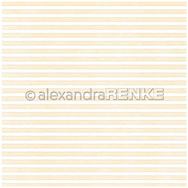 Alexandra Renke - Karton - Stripes Yellow / Gule Striber - 10.2290