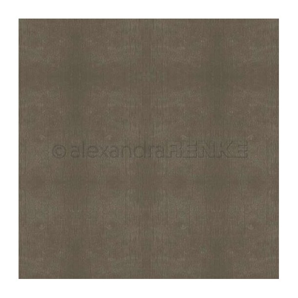 Alexandra Renke - Karton - Wood Structure Tin Grey / Træ Mørk Grå - 10.2422