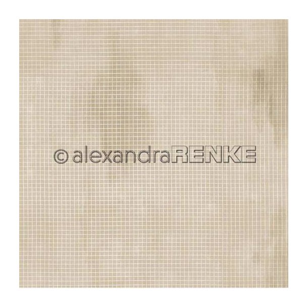Alexandra Renke - Karton - Square on Calm Dark Beige / Tern Mrk Beige - 10.2487