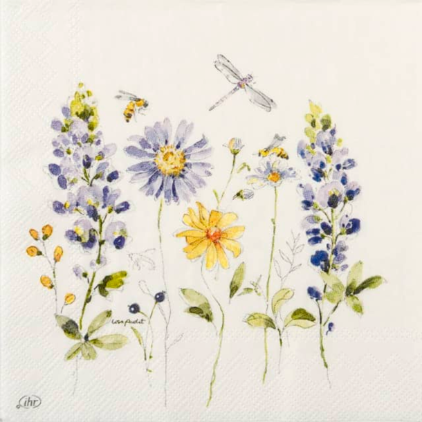 IHR - Frokostservietter - Lovely Blues