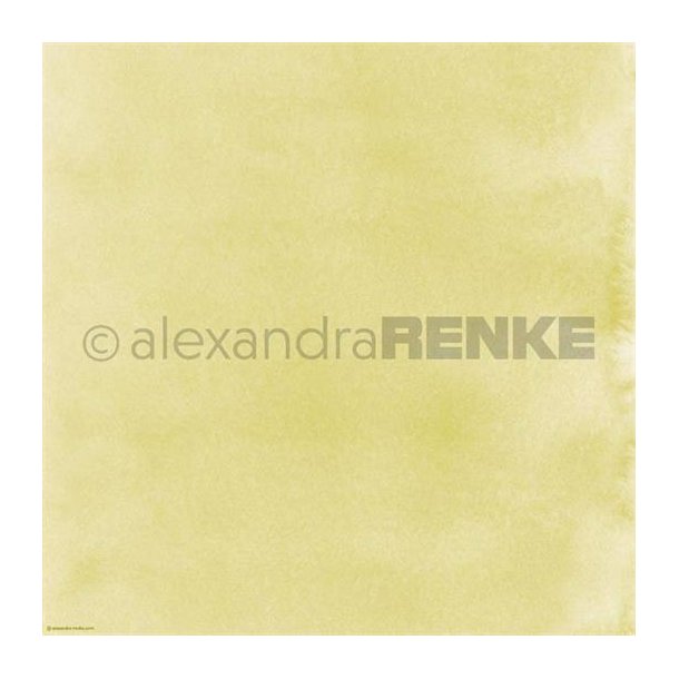 Alexandra Renke - Karton - watercolor may green - vandfarve maj grøn - 10.360
