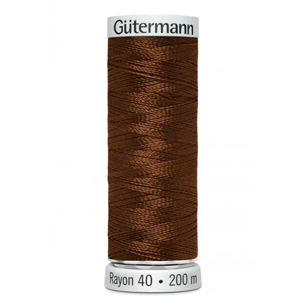 Gtermann - Maskinbroderitrd - Sulky Rayon - Viskose - 200 m - Brun 1059