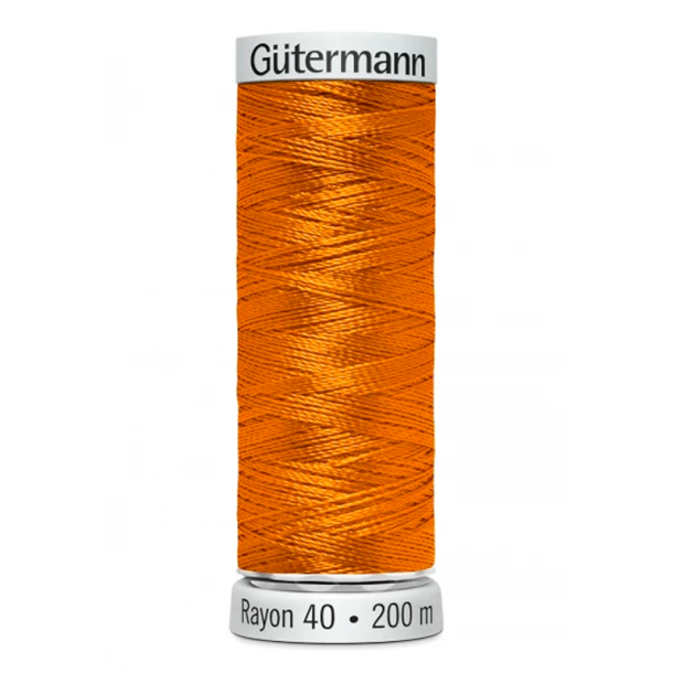 Gtermann - Maskinbroderitrd - Sulky Rayon - Viskose - 200 m - Orange 1065