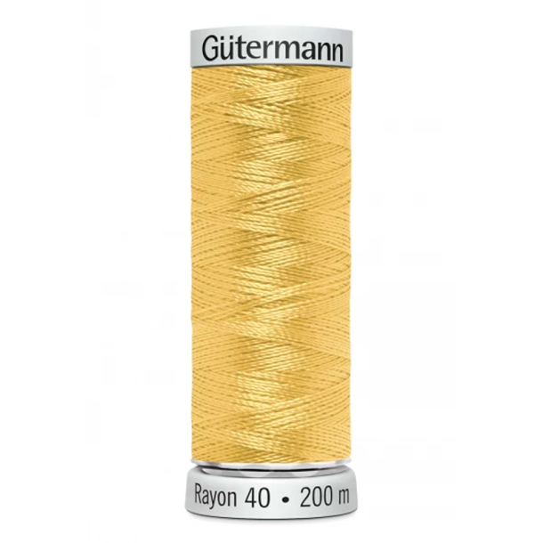 Gtermann - Maskinbroderitrd - Sulky Rayon - Viskose - 200 m - Gul 1067