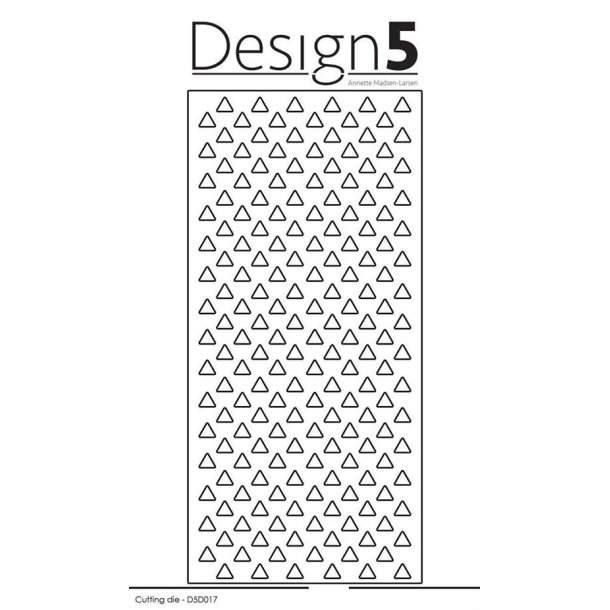 Design5 - Die - Triangle Slimcard Background - D5D017