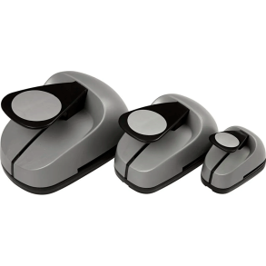 Lag-p-lag stansejernsst - 25+49+75 mm - Cirkel