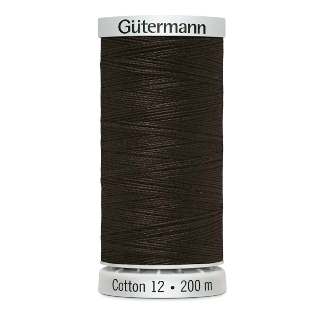 Gtermann - Quiltetrd - Sulky Cotton 12 - 200 m - Brun 1131