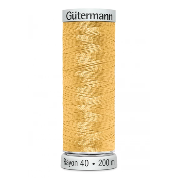 Gtermann - Maskinbroderitrd - Sulky Rayon - Viskose - 200 m - Gul 1135