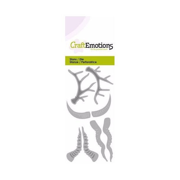 CraftEmotions - Die - Antlers and horns / Gevirer og horn