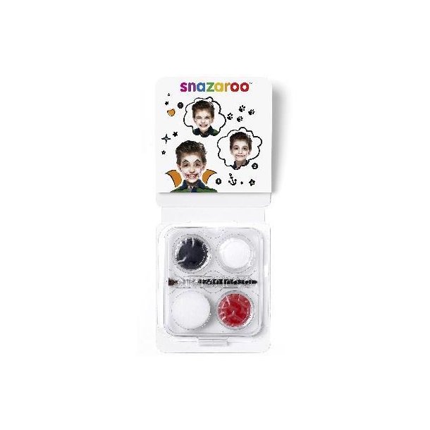 Ansigtsmaling - Halloween st med 3 farver