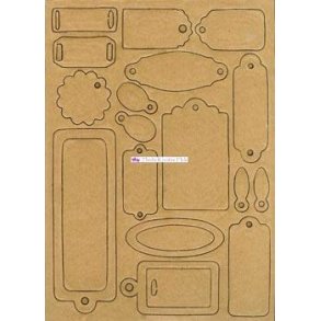 Pap ark med manillamrker