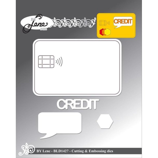 By Lene - Die - Credit Card / Kreditkort - BLD1427