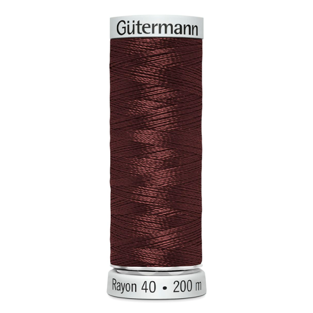 Gtermann - Maskinbroderitrd - Sulky Rayon - Viskose - 200 m - Brun 1264