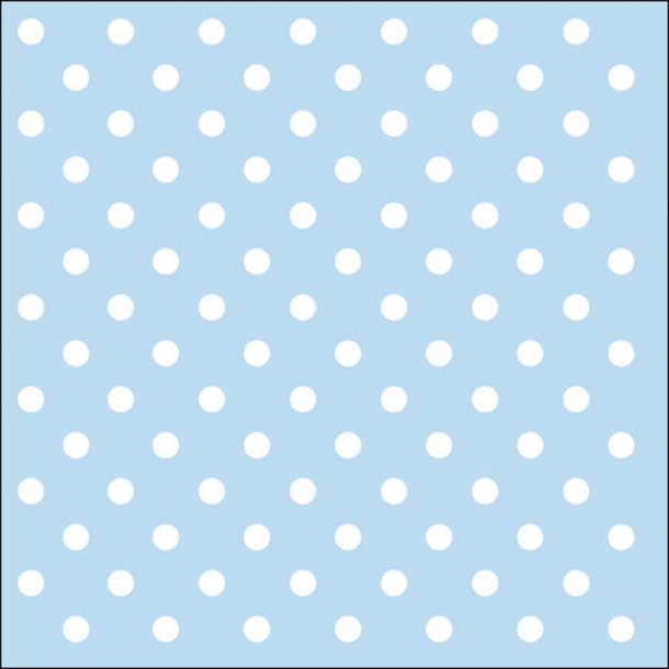 Ambiente - Frokostservietter - Prikker - Pastel bl